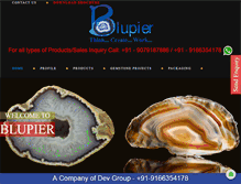 Tablet Screenshot of blupier.com